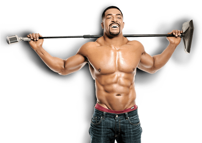 David Otunga With Mic - David Otunga Body (720x550), Png Download