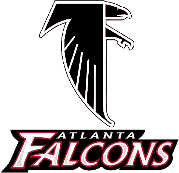 Atlanta Falcons Iron Ons - Old Atlanta Falcons (750x930), Png Download