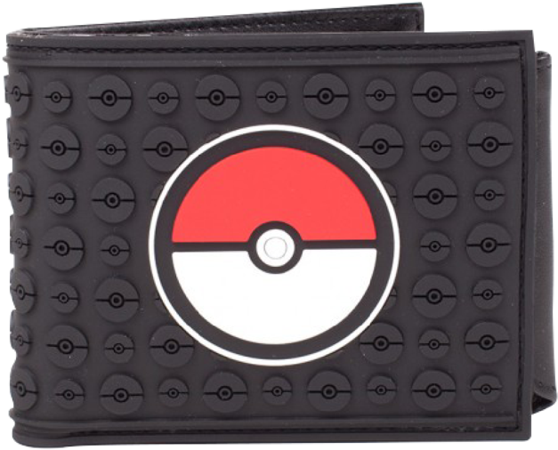 Pokeball Rubber Bifold Wallet - Pokémon Pokeball Wallet (960x943), Png Download