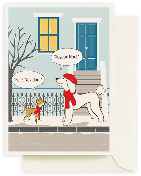 Chihuahua Poodle Boxed Cards[hol 059bx Ea] - Illustration (600x777), Png Download