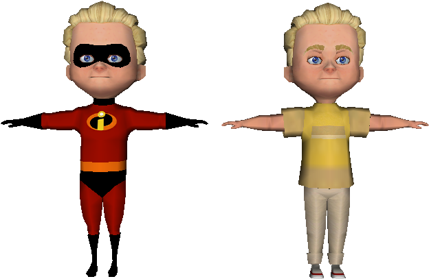 Download Zip Archive - Incredibles Character Modeling (750x650), Png Download