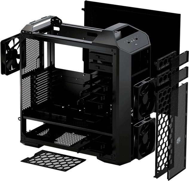 Cooler Master Master Case 5 Pro - Cooler Master Mastercase 5 Window (655x668), Png Download