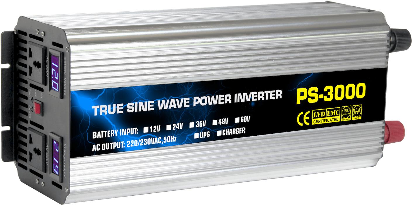 Pure Sine Wave Inverter 3000w-1500x1125px - Power Inverter (1500x1125), Png Download
