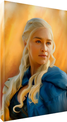 Details About Daenerys Targaryen Game Of Thrones Poster - Modern Art (600x600), Png Download