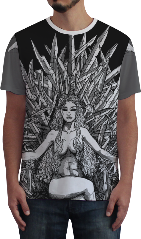 Camiseta Fullprint Iron Throne Daenerys Targaryen Mother - Brazil (800x800), Png Download