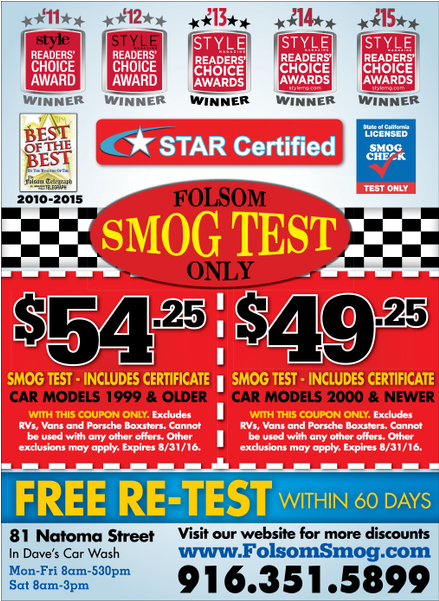 Folsom Smog Test Only [1 Image] Click Any Image To - Poster (1000x600), Png Download