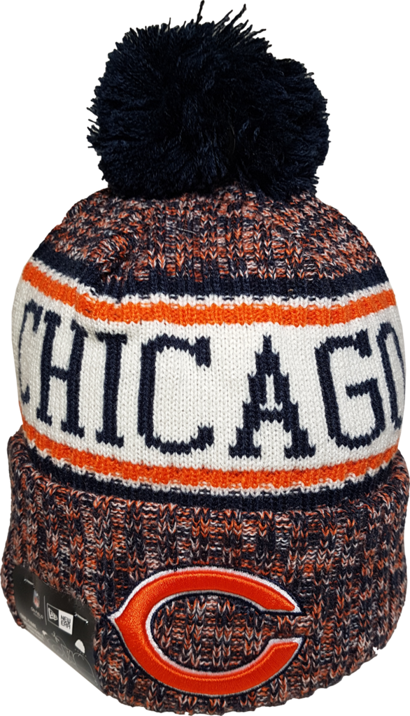 Chicago Bears Sweater Knit Hat (586x1023), Png Download