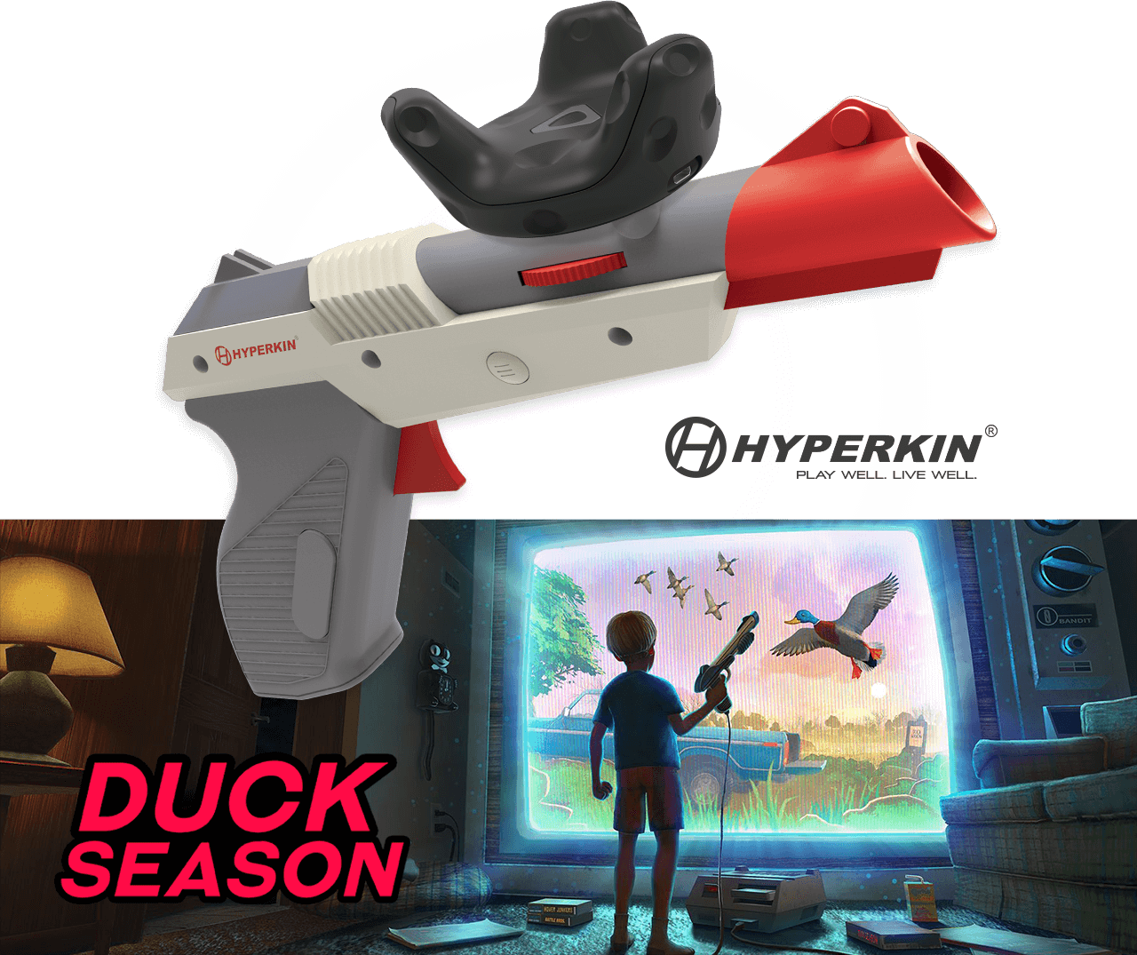 Hyperkin/htc Vive - Duck Season Vr Game (1280x1075), Png Download