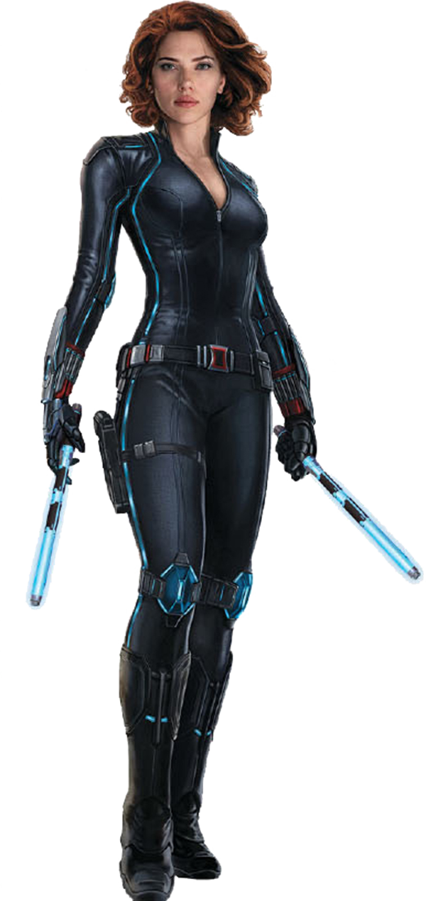 Black Widow Png Pic - Avengers Age Of Ultron Black Widow (600x1269), Png Download