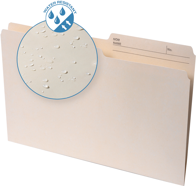 Continental Water-resistant Reversible File Folders - Paper (850x850), Png Download