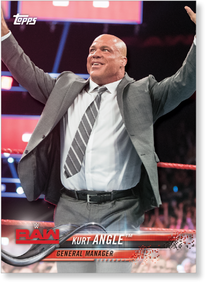 2018 Topps Wwe Kurt Angle - Poster (700x700), Png Download