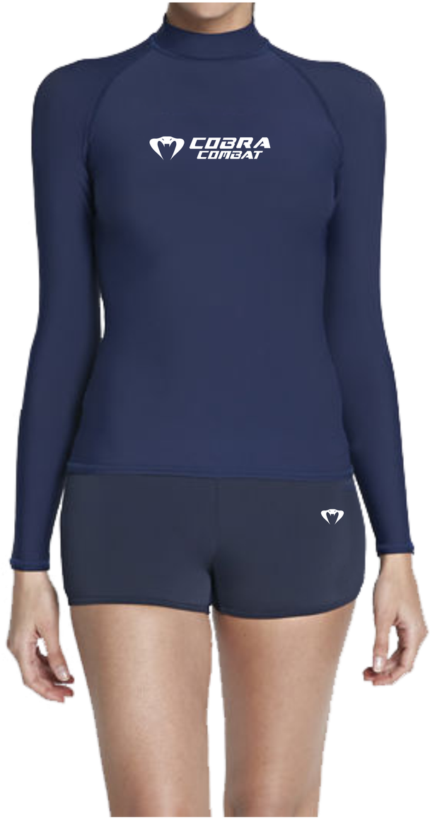 Cobra Combat Women Black Widow First Generation Long - Speedo Rash Guards For Women (736x1280), Png Download