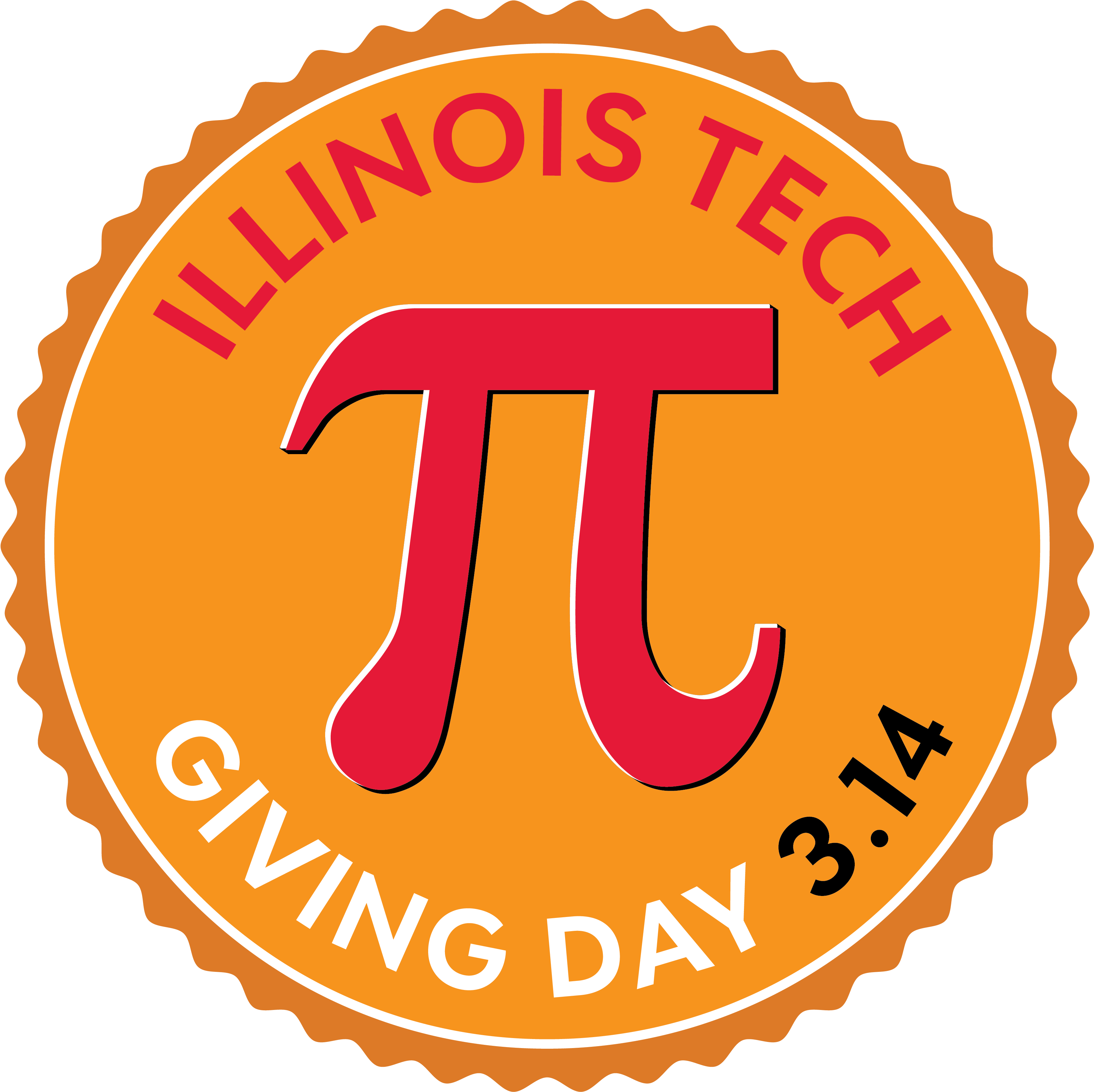 Pi Day Giving Day 2019 Logo - Circle (3387x3814), Png Download