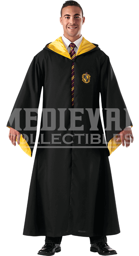 Harry Potter Hufflepuff Replica Robe - Harry Potter Hogwarts Clothes (850x850), Png Download