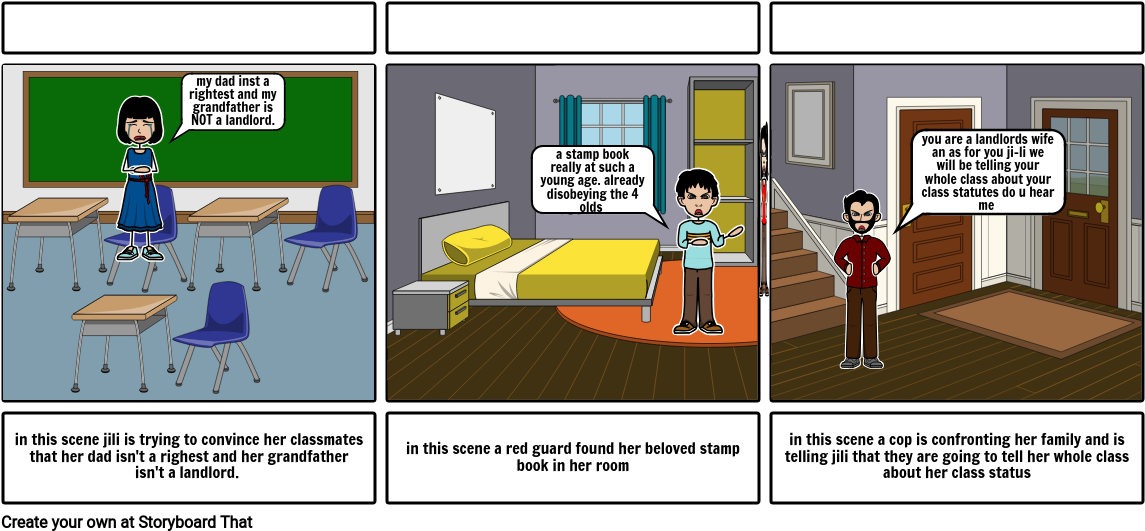 Red Scarf Girl - Green Ribbon Story (1165x550), Png Download