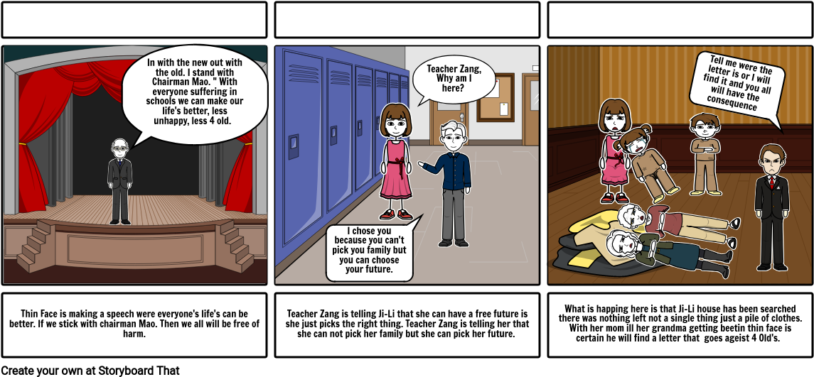 Red Scarf Girl - Comics (1165x550), Png Download