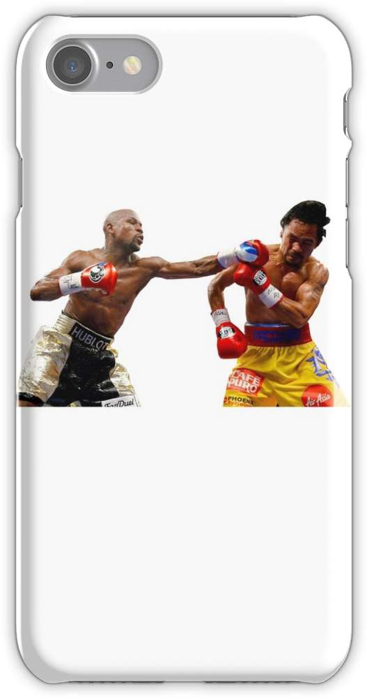 Floyd Mayweather Manny Pacquiao Maypac Boxing Iphone - Marshmello Phone Case Iphone 7 (750x1000), Png Download