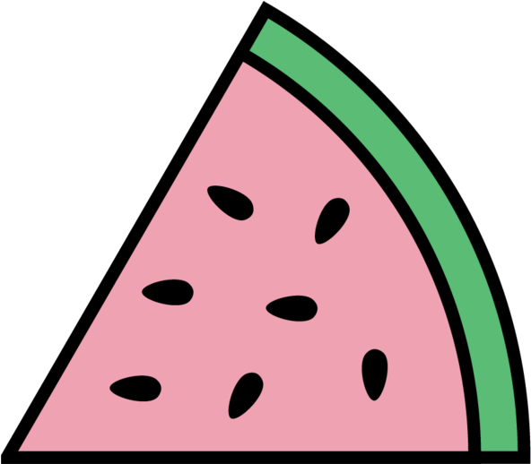 Wm-slice@2x - Watermelon (1000x517), Png Download