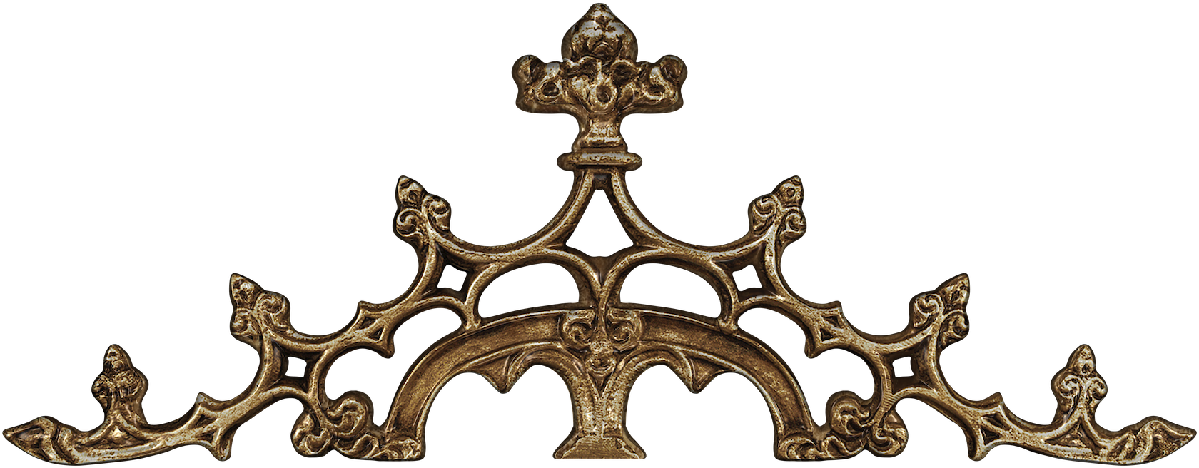 Gothic Gold Ornaments Png (1920x941), Png Download