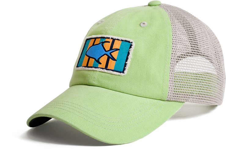 True Flies Stripe Patch Permit Trucker Hat - Baseball Cap (774x576), Png Download