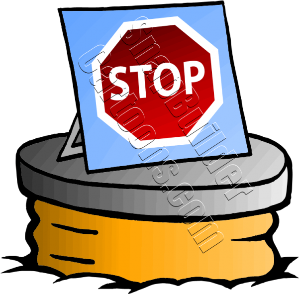 Rat Stop Sign - Rato De Esgoto Desenho (600x600), Png Download