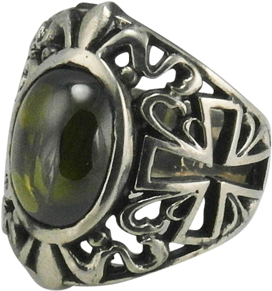 Hover Over Image To Zoom - Titanium Ring (656x750), Png Download