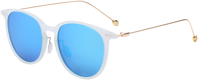 2018 Butterfly Frame Mirrored Sunglasses With Skinny - New Style Goggles For Girl (700x931), Png Download