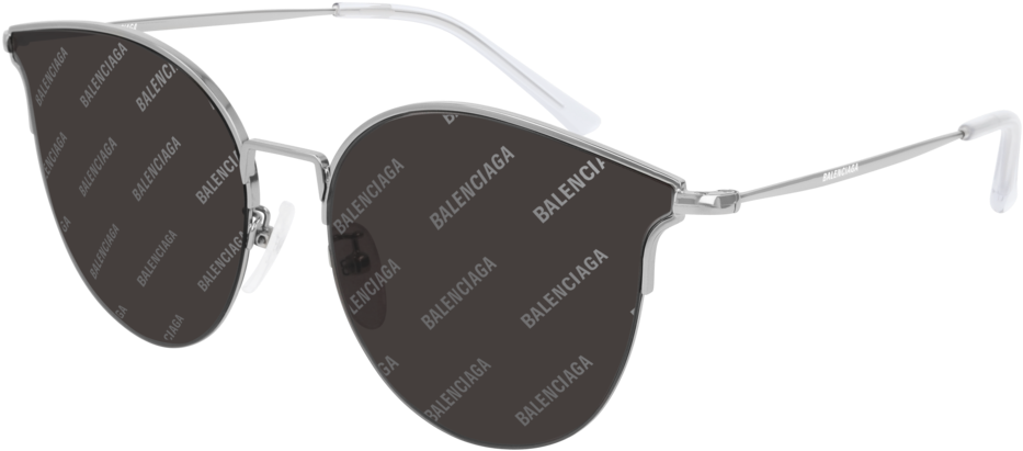 Balenciaga Frame Bb0021sk-004 - Goggles (1000x560), Png Download