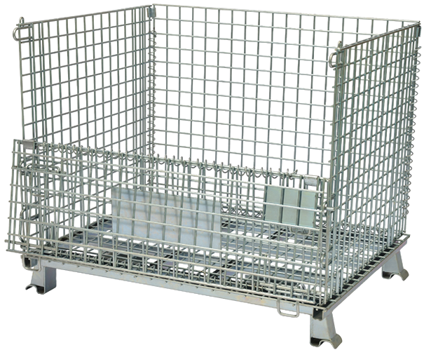 American Industrial Material Handling Stackable Welded - Mesh (700x700), Png Download