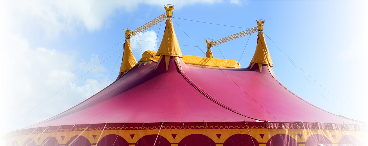 Big Top - Carpa De Circo (1900x500), Png Download
