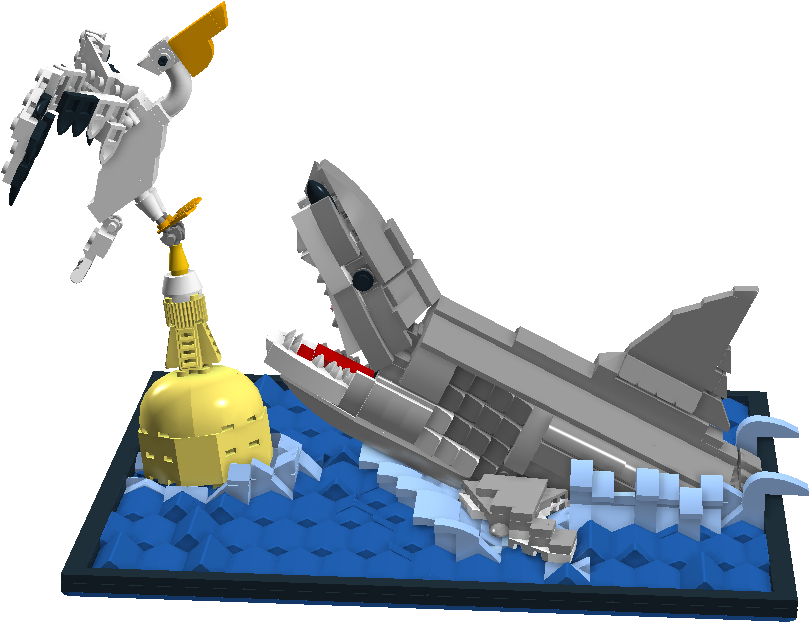 Shark Attack On Pelican - Lockheed Martin F-35 Lightning Ii (1536x704), Png Download