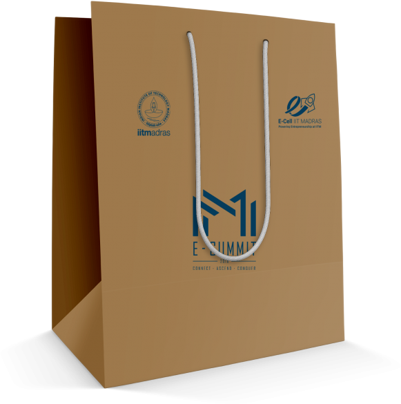 Iit Madras Shopping Bag - Paper Bag (600x587), Png Download