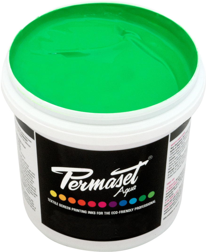 1 L Permaset Glow Green Web (900x1084), Png Download