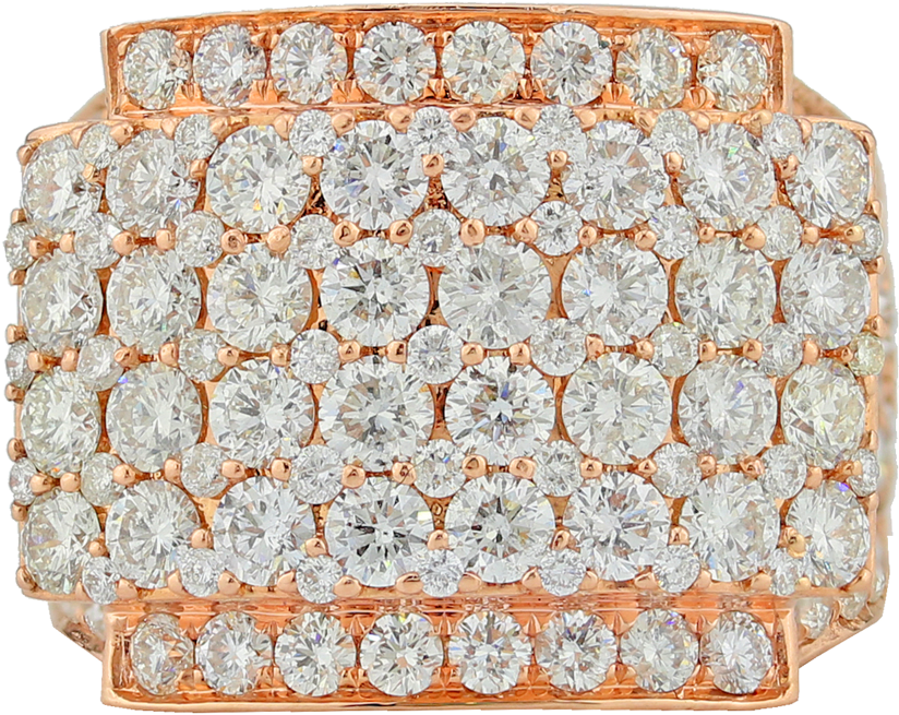 Diamond Gold Ring - Circle (1000x1000), Png Download