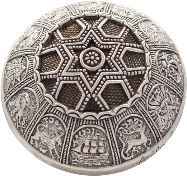 Twelve Tribes Black Patina - Circle (600x600), Png Download