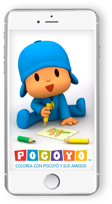 Coloring - Pocoyo (500x720), Png Download