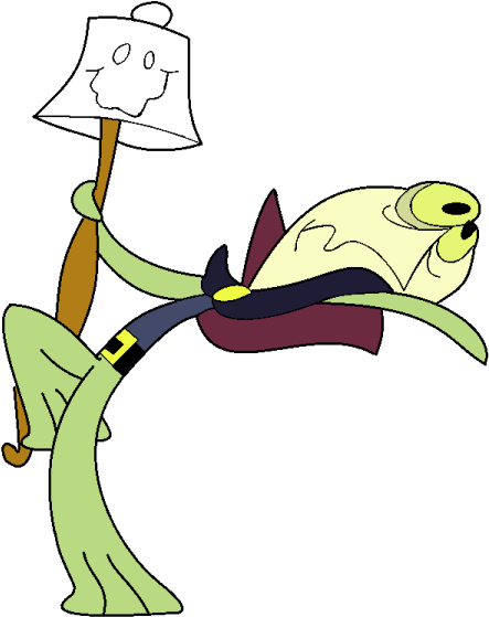 Bleed A Little More Forksalesperson - Lampy From Veggietales (540x632), Png Download