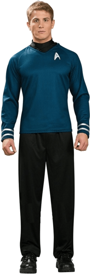 Adult Star Trek Spock Shirt - Star Trek Costume (600x951), Png Download
