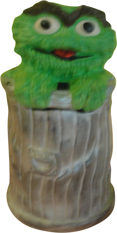 California Original Oscar The Grouch Muppets 972 Cookie - Figurine (777x777), Png Download