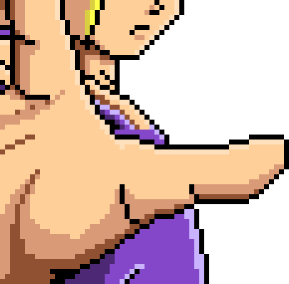 Ssj2 Gohan Pixel - Gohan Ssj2 Pixel Art (580x570), Png Download