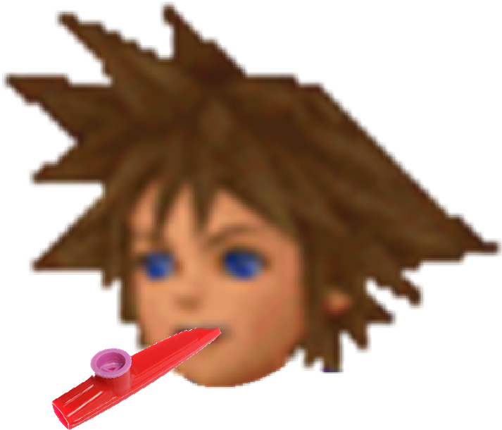 Kingdom Hearts 3 Kingdom Hearts Sora Kazoo Bad Edits - Doll (712x712), Png Download