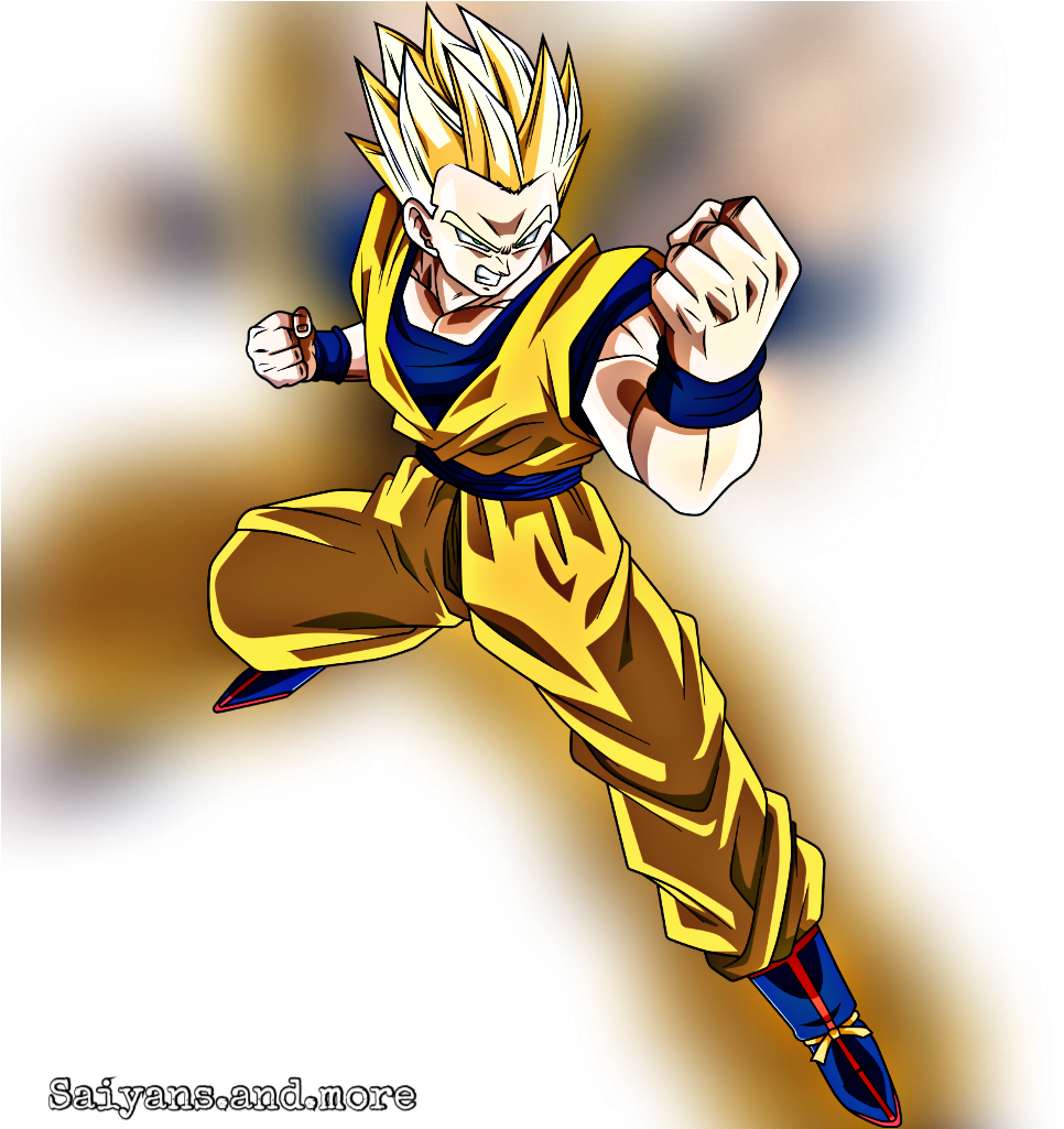 Gohan Sticker - Gohan Ssj Png Deviantart (1024x1024), Png Download