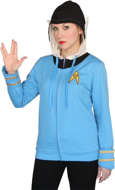 Spock Hoodie - Sudadera Star Trek (750x750), Png Download