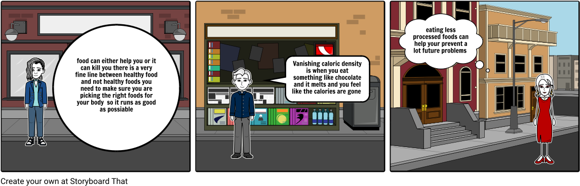 Junk Food - Storyboard (1164x385), Png Download