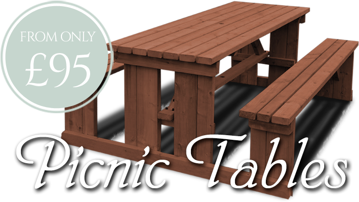 Garden Furniture, Outdoor Benches & Chairs - Picnic Table (768x600), Png Download