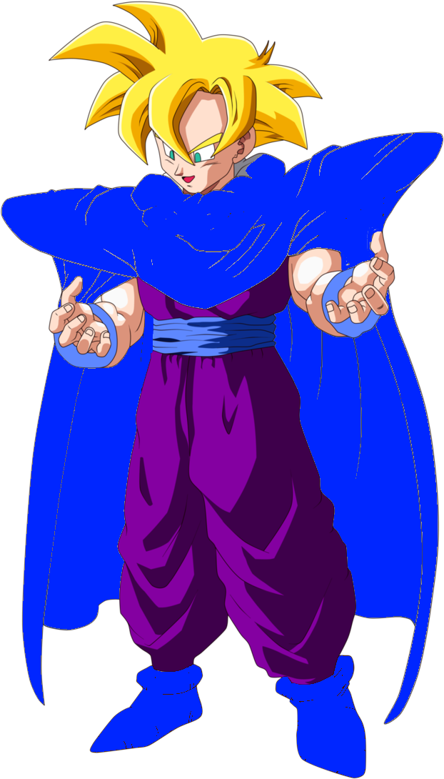Teen Gohan By Sebadbz-d39zwr2 - Ssj Máximo Poder Gohan (632x1264), Png Download
