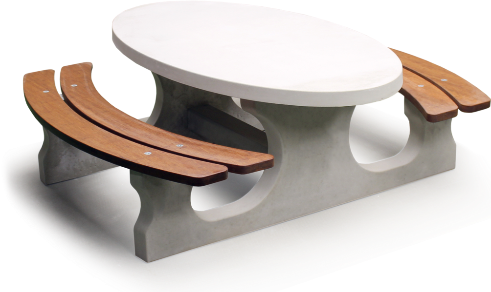 Outdoor Seating Solutions - Picnic Table (1007x623), Png Download