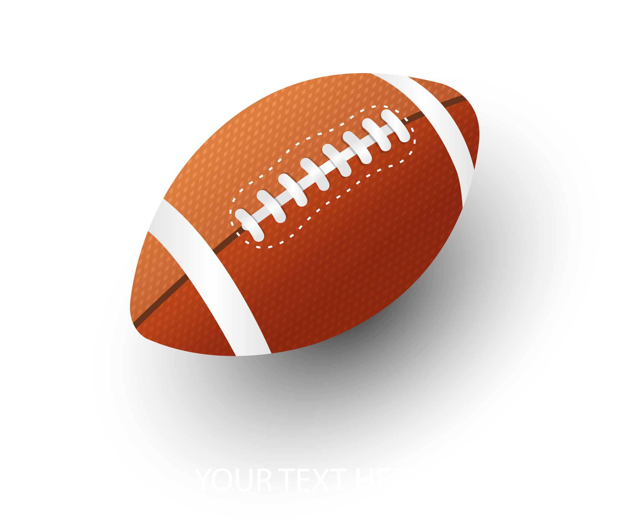 Material Football Nfl Bowl Fantasy American Vector - 美式 足球 素材 (2100x2100), Png Download