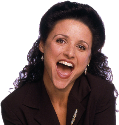 Saturday Read 4 How Do You Fit Seinfeld S Elaine Benes - Seinfeld No Background (865x433), Png Download