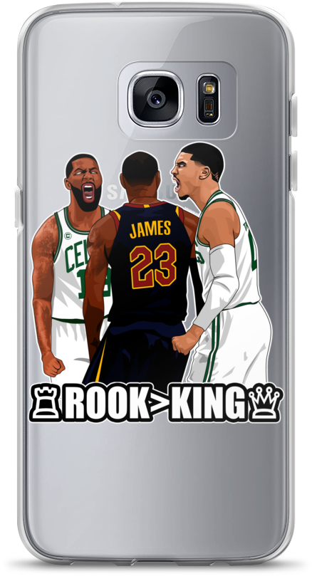 Tatum Over Lebron Checkmate Samsung Cases - Smartphone (1000x1000), Png Download